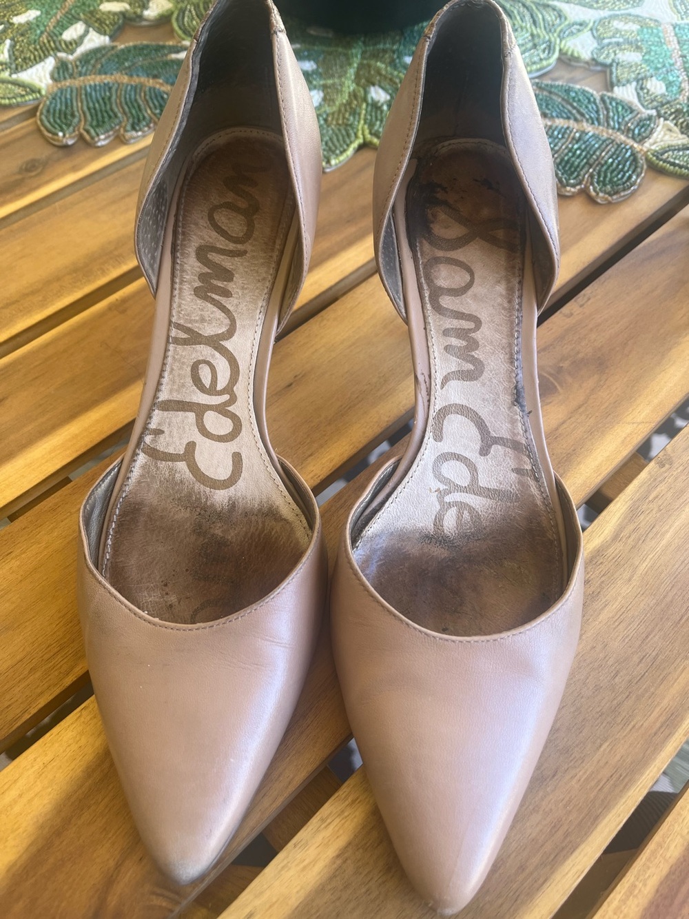 Sam Edelman Blush Pointed-Toe D'Orsay Pumps